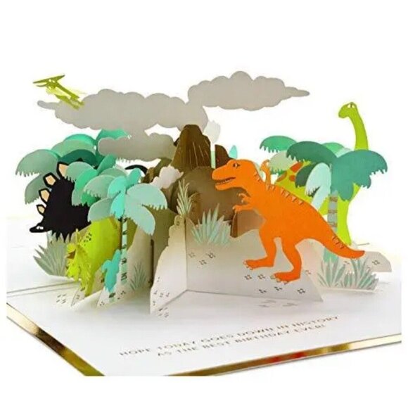 NEW Hallmark Signature Paper Wonder Lot of 2 Pop-Up 3D Fun Happy Birthday Cards - Picture 3 of 9